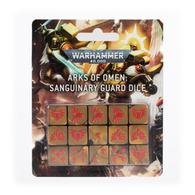 Kostki Arks of Omen: Sanguinary Guard Dice Set